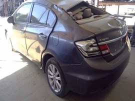 2015 HONDA CIVIC, GRAY, LX MODEL, 1.8L, AT.    A26334